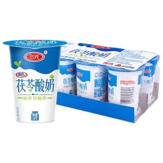 三元 茯苓酸奶150g*8杯 凝固型酸奶 经典配方 酸奶酸牛奶 新老装交替发