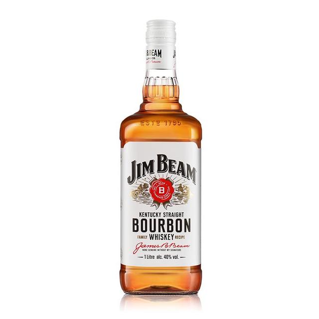 今日必买：JIM BEAM 白占边 调和型波本威士忌 1L 洋酒