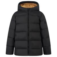 波司登(BOSIDENG)奥莱特价清仓秋冬羽绒服男女童简约风连帽中长保暖外套T30133550 黑色8056 105 /56 105/56