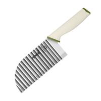 派莱斯304不锈钢波纹刀狼牙刀土豆刀波浪刀家用花样式切菜切土豆薯条刀 304波纹刀