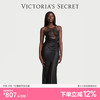 VICTORIA'S SECRET 女士缎面轻薄网纱拼接挂脖睡裙 11265064