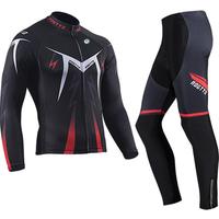ROGTYO 长袖骑行服套装自行车上衣裤子男女春夏季秋季薄款透气排汗遮阳服装单车山地车户外骑行运动装备