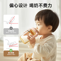 potato/小土豆 仿母乳 儿童奶瓶 吸管  9个月，10-12个月，10个月，11个月，12-24个月，6个月，7个月，8个月 黛夜紫300ml-宽口径防喷奶瓶【适合8月以上】 300ml