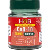 HOLLAND & BARRETT 英国HB荷柏瑞辅酶Q10备孕调理孕前吃软胶囊日常护心脏200mg30粒