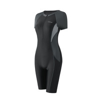 361度连体平角泳衣女款2025女士竞速游泳馆运动训练泳装