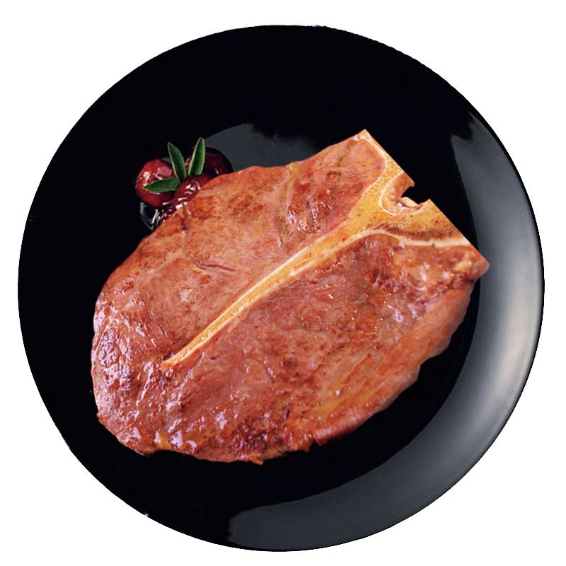联豪食品t骨牛排牛肉生鲜肉丁骨牛排210g整切生牛扒西餐厅冷冻肉制品国产