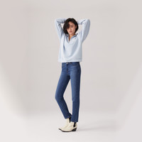 Levi's李维斯女士美式休闲312修身显瘦高街流行深蓝色牛仔裤 29/28