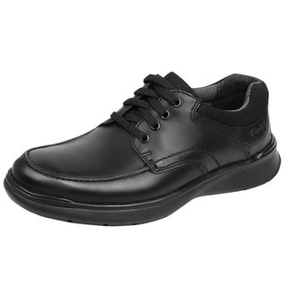 Clarks 其乐 Cotrell Edge科崔系列 男士休闲皮鞋 261373858 黑色油性皮 42.5