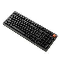 移动端、京东百亿补贴：联想 MK9 98键 有线机械键盘 曜石黑 红轴 单光