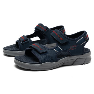 Skechers/斯凯奇男士运动休闲凉鞋时尚简约拖鞋户外通勤鞋
