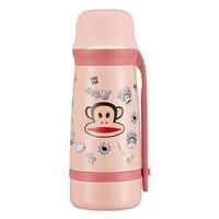 大嘴猴保温壶大容量家用暖水壶宿舍大热水瓶妇女节 皮粉1500ml 粉色(一盖两用+弹性把手) 1500ml