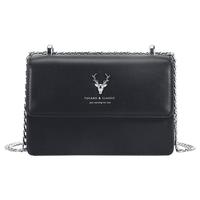 TUCANO 啄木鸟 女士单肩包 WBK4431A-89 银色链条款 黑色 中包