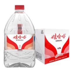 娃哈哈 纯净水 4.5L*4桶 塑膜装