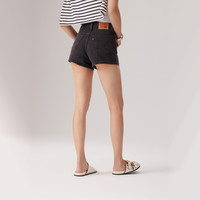 Levi's李维斯女士春夏直筒美式休闲街头显瘦时尚复古灰色牛仔短裤 30