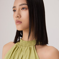 Levi's李维斯25春夏女士法式度假风无袖T恤003HY 极地白