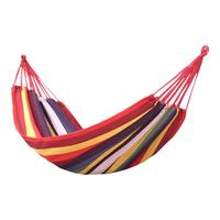 探险者（TANXIANZHE）吊床户外秋千室内单人吊床双人吊床加宽加厚帆布秋千宿舍吊床【加厚款】单人加宽彩虹色