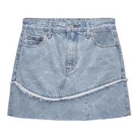 Levi's李维斯25春夏女士浅色水洗牛仔短裙003W3