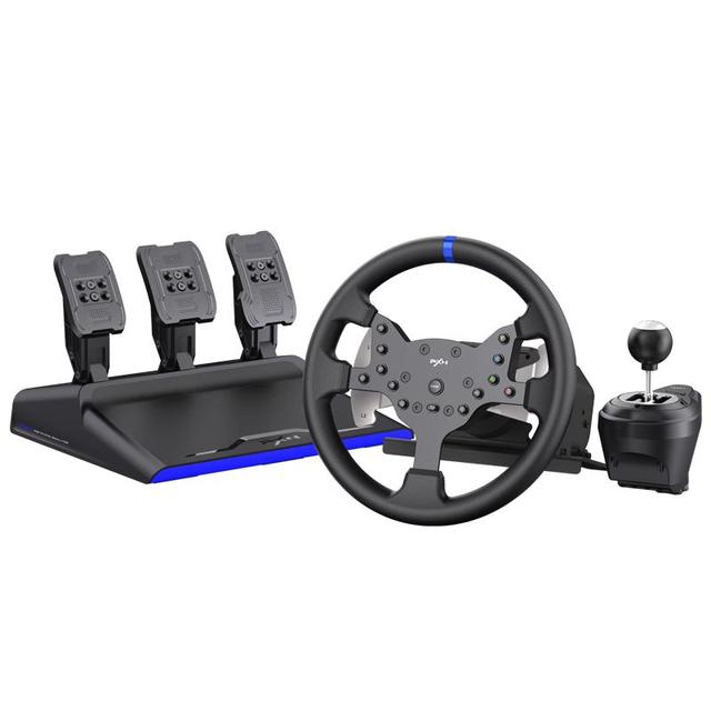 PXN -V99 赛车模拟器 标准套装+手排挡+桌面夹