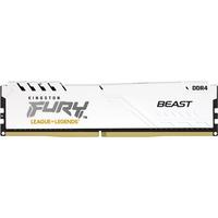Kingston 金士顿 FURY Beast野兽系列 联盟联名款 DDR4 3200MHz 台式机内存 马甲条 白色 16GB
