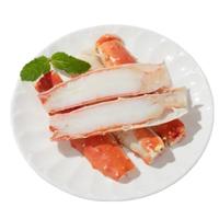 京东生鲜 京东超市 冷冻帝王蟹腿 400g 蟹腿切片 盒装 高端食