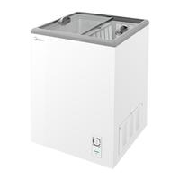 Midea/美的 商用家用两用 卧式冰柜  105L