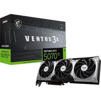 微星(MSI)万图师 GeForce RTX 5070 Ti 16G VENTUS 3X 电竞游戏设计智能学习独立显卡