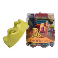 B.Toys 比乐 BX1175Z 鬃毛积木 68颗粒 桶装