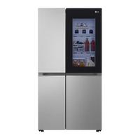 LG 655L对开门冰箱 透视窗 多维风幕 双风系 风冷无霜变频大容量冰箱S653MPY33D 银色