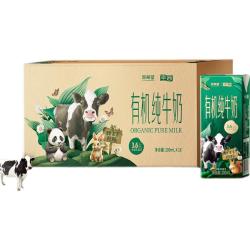 华西 新希望森系牧场有机纯牛奶 200ml*18盒 3.6g有机乳蛋白量贩装
