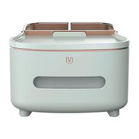 Vilscijon 维简 桌面纸巾盒 20*14.5*12cm 冰川蓝