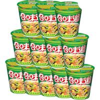 日清食品 NISSIN日清 合味道 猪骨浓汤风味 77g*12杯整箱装 速食方便泡面早餐面 猪骨浓汤风味77g*12杯