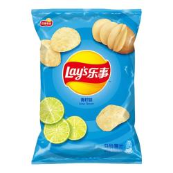 乐事 多种口味 薯片  青柠味 袋装 75克