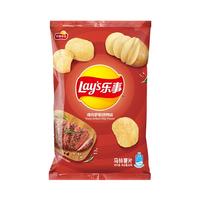 乐事（Lay's） 薯片40g*3包小龙虾味薯片儿童节休闲零食 经典原味多种混合口味 烧烤味40g*3袋