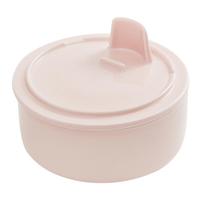 共禾京品(JINGREPUBLIC)纳米釉陶瓷泡面碗宿舍饭盒易清洗保鲜盒办公室便当盒可加热 追剧神碗-粉色