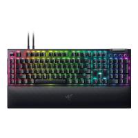 RAZER 雷蛇 黑寡妇蜘蛛V4 专业版 109键 有线机械键盘 黑色 段落绿轴 RGB