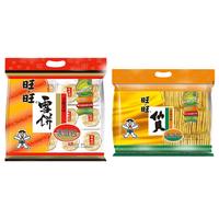 旺旺 雪饼+仙贝(400g+400g)膨化休闲食品在·