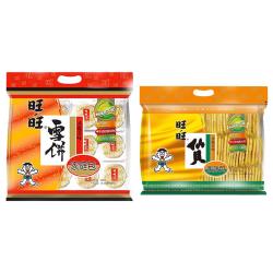 旺旺 雪饼+仙贝(400g+400g)办公零食膨化休闲食品酥脆米果点心袋装