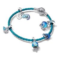 潘多拉（PANDORA）梦幻海洋手链套装女故事链轻奢小众昕蓝色 梦幻海洋手链套装 17.5cm