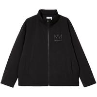杰克·琼斯(JACK&JONES)Basquiat联名春秋时尚棉衣简约宽松立领棉服外套男224409019 E40黑色 180/100A/L