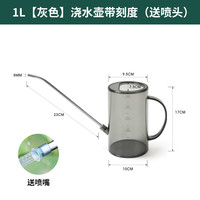 诗静歆 SHIJING YUN 浇水壶 1L 灰色 送喷头