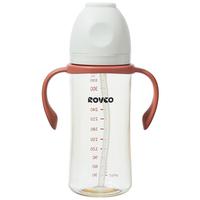 日康（rikang）奶瓶 PPSU奶瓶宽口径 【1岁+】一瓶双盖（直饮吸管）红色 360ml