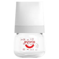 evorie 爱得利 EA-300 宽口径玻璃奶瓶 80ml SS号 0-1月