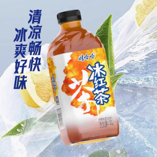 娃哈哈果汁饮料L瓶装水蜜桃柚子水果绿茶冰红茶绿茶茉莉蜜果味饮品 【随机混合，可备注】 1L*4瓶