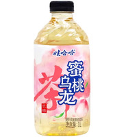娃哈哈果汁饮料L瓶装水蜜桃柚子水果绿茶冰红茶绿茶茉莉蜜果味饮品 蜜桃乌龙茶 1L*8瓶