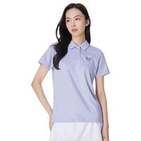 骆驼（CAMEL）【彬彬】女装速干衣女短袖polo衫简约透气吸湿快干运动T恤 薇紫色 2XL