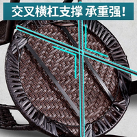启励阳台休闲桌椅藤椅三件套喝茶桌椅组合户外庭院露台茶桌茶几藤椅 黑咖色两椅一桌【不含】