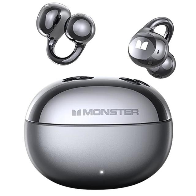 魔声 Open Ear AC226耳夹式主动降噪耳机 黑色（全景音效+无感佩戴）