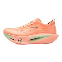 鸿星尔克芷境3代专业马拉松跑鞋PB竞速全掌碳板跑步鞋运动鞋男缓震鞋子男 桃花仙-荧光橘粉 【女】 38
