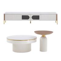 CHEERS 芝华仕 PT071 轻奢岩板电视柜 奶油咖 200*40*40cm