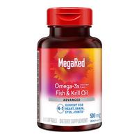 脉拓 Schiff旭福 MegaRed脉拓 四合一南极深海磷虾油500ml80粒